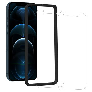 �y���������zHUAKE 2���Z�b�g ���{�f�ލ̗p ��p �K���X�t�B���� �F�F�����A�T�C�Y�F2DiPhone12 / iPhone 12 Pro