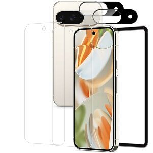 �y���������zHUAKE Google Pixel 9 �K���X�t�B�����y(2��)�K���X�t�B���� �{(2��)�J�����t�B�����{�K�C�h�g�t���z �K���X�t�B���� Pixel 9 �p ���Y�Ɏq�f�ސ� ���� �K���X �w��h�~ �t�� �ی� �t�B��