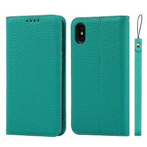 �y���������zLitchi pattern case for iPhone X �F�F02 �O���[���A�T�C�Y�FiPhone X/ XS