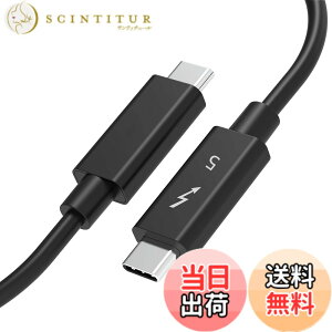 �y���������zUSB-C Thunderbolt 5 �P�[�u�� POTRRCIUSUER �T���_�[�{���g5 80Gbps �o�����f�[�^�]�� 240W PD�Ή� 8K/60Hz [Thuderbolt 4 / Thunderbolt 3, USB4 �݊�] �X�}�[�g�t�H���E�^�u���b�g�E�Q�[���@�̃^�C�vc�@