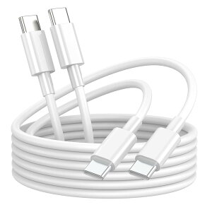 �y���������zAebgsa USB C �P�[�u�� iPhone 17 16 15 �[�d�P�[�u�� PD�}���[�d �����ϋv �����f�[�^���� �T�C�Y�FUSB-C-C 2M