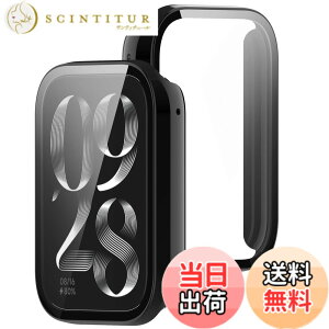 �y���������zBUITFOU For �V���I�~ Band 8 Pro �J�o�[ xiaomi smart band 8 pro �P�[�X �����^ PC+�K���X�f�� ��̌^ xiaomi(�V���I�~)band 8 pro �P�[�X�Ή� �S�ʕی� �����^ �����ȒP �ϏՌ� �����ߗ� �w��h�~ 