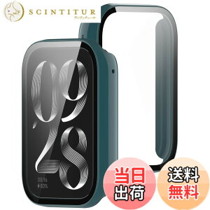�y���������zBUITFOU For �V���I�~ Band 8 Pro �J�o�[ xiaomi smart band 8 pro �P�[�X �����^ PC+�K���X�f�� ��̌^ xiaomi(�V���I�~)band 8 pro �P�[�X�Ή� �S�ʕی� �����^ �����ȒP �ϏՌ� �����ߗ� �w��h�~ 