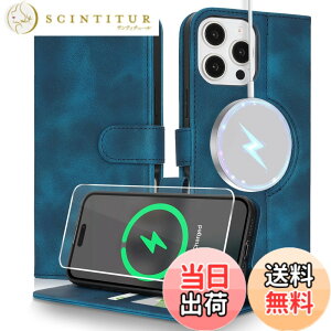 �y���������zSZBQBmagsafeFG for iPhone16 leather case �F�F�u���[�A�T�C�Y�FiPhone 16 Pro Max
