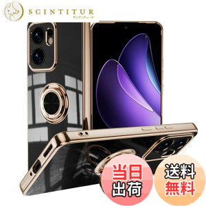 �y���������zLuFiYa �P�[�X �����O�t�� �J�o�[ TPU�f�� �X�^���h�@ �X�}�z�P�[�X �y�� �ϏՌ� ���� �C�菝�h�~ �����h�~ �ԍڃz���_�[ 360°��] �P�[�X �F�F�u���b�N�A�T�C�Y�FOPPO Reno 13A 5G