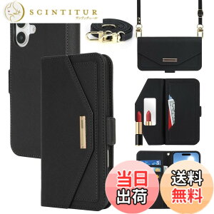 �y���������zCross pattern Wallet leather case for iPhone16 �F�F����t��-�u���b�N�A�T�C�Y�FiPhone 16 Plus