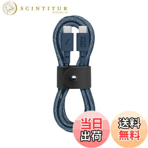 �y���������zNative Union�i�l�C�e�B�u���j�I���jType-C Belt Cable - 1.2m ������ USB-C to USB-C �[�d�P�[�u�� - iPhone 17 / 17 Pro / 17e�AiPhone Air�AiPad Pro/Air (M4)�AMacBook Air (M5)�AGalaxy S26 / S25�AFlip/Fold 7 �Ή� �F