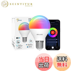 �y���������zORALUCE �X�}�[�g LED�d�� E17���� �F�FRGB�A�T�C�Y�FG�` 1��