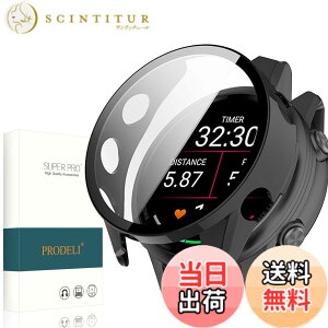 �y���������z�P�[�X+�K���X�t�C���� PC+�K���X �����x �L�Y�h�~ ��̌^�J�o�[ ���t���ȒP �y�� �ی�J�o�[ �F�F�u���b�N�A�T�C�Y�FGarmin Forerunner 970 47mm