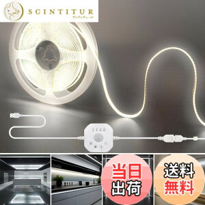 �y���������z�N���A�q���iClearhill�j���[�V�����Z���T�[COB LED 5V USB�X�g���b�v���C�g�C���ԁE��ԏƖ����[�h, 4�̃^�C�}�[�I�t���[�h�t��, 320LEDs/M ��8mm�C�Q��/�L�b�`��/�K�i/�L���Ȃ�DIY��