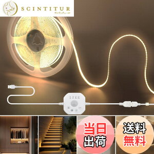 �y���������z�N���A�q���iClearhill�j���[�V�����Z���T�[COB LED 5V USB�X�g���b�v���C�g�C���ԁE��ԏƖ����[�h, 4�̃^�C�}�[�I�t���[�h�t��, 320LEDs/M ��8mm�C�Q��/�L�b�`��/�K�i/�L���Ȃ�DIY��