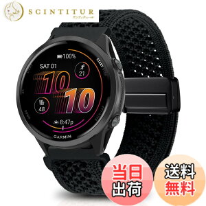 �y���������z[KeeFos] 22mm �o���h Garmin(�K�[�~��) Venu 4 45mm/Venu 3 45mm/2/Forerunner 570 47mm/265/255/Vivoactive 4/Active�Ή� �����o���h �i�C�����f�� ���C�o�b�N�� �}�O�l�b�g���o�b�N�� �ւ��x���g �҂ݕ� 