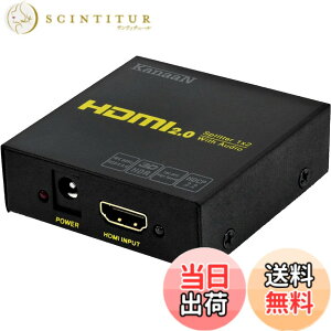 �y���������z�y4K@60Hz HDCP2.2������ 2026�V�^�zKanaaN hdmi ���z�� 1����2�o�� �����o�� HDR10+/3D�Ή� PS5|Xbox|fire tvstick|HDTV|DVD| PC�ȂǓK�p ���{������24K�����b�L �F�F�S�[���h