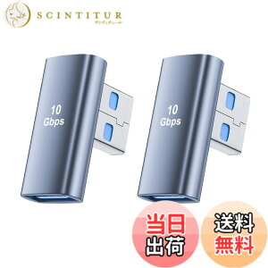 �y���������zYITONGXXSUN USB L�� �A�_�v�^ USB 3.2 Gen2 Type A �I�X���X�ϊ� 10Gbps �����]�� 90�x���p �y�ʐ݌v PC/HDD/�L�[�{�[�h�݊�