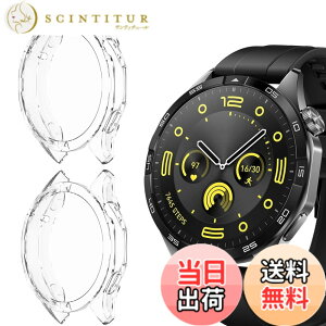 �y���������zAnkersaila �P�[�X �Ή� Huawei Watch GT4 46mm,�P�[�X �J�o�[ TPU �S�ʕی� �J�o�[ �y�� �ϏՌ��� �C�菝�h�~ �����ߗ� �E���ȒP �F�F�N���A+�N���A