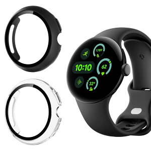 �y���������z�y2���Z�b�zFor Google Pixel Watch 4 41mm �P�[�X �t�B����+PC�t���[�� ��̌^ Mosasa �h���h�o �ی�P�[�X �S�ʕی� �w��h�~ �����ȒP �����ߗ� �����K���X �ی�t�B���� �t�F�C�X�J�o�[