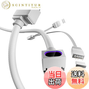 �y���������zAsiaHorse Hydru GPU�p�X���[�u�P�[�u�� GPU�pPC�d�� �����P�[�u�� [18 AWG�����\���R�A] �F�F�z���C�g�A�T�C�Y�FFor CPU�i8�s��/30cm�j