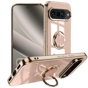 �y���������zLuFiYa �P�[�X �����O�t�� �J�o�[ TPU�f�� �X�^���h�@ �X�}�z�P�[�X �y�� �ϏՌ� ���� �C�菝�h�~ �����h�~ �ԍڃz���_�[ 360°��] �P�[�X �F�F�s���N�A�T�C�Y�FGoogle Pixel 10 5G / Googl