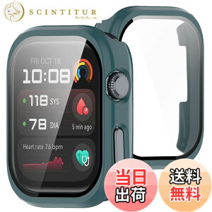 �y���������zBUITFOU For HUAWEI Watch D2 �J�o�[ D2 �P�[�X �����^ PC+�K���X�f�� ��̌^ �t�@�[�E�F�C D2 �P�[�X�Ή� �S�ʕی� �����^ �����ȒP �ϏՌ� �����ߗ� �w��h�~ ���h�~ �F�F�O���[��