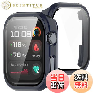 �y���������zBUITFOU For HUAWEI Watch D2 �J�o�[ D2 �P�[�X �����^ PC+�K���X�f�� ��̌^ �t�@�[�E�F�C D2 �P�[�X�Ή� �S�ʕی� �����^ �����ȒP �ϏՌ� �����ߗ� �w��h�~ ���h�~ �F�F�u���[