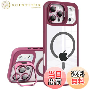 �y���������zKanyaku �p�̃P�[�X MagSafe�Ή� �����Y�ی� �X�^���h �X�g���b�v�z�[���t�� �F�F���b�h�A�T�C�Y�Fiphone17promax
