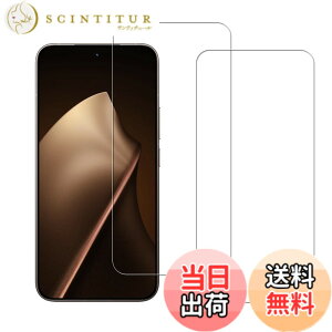 �y���������zHUAKE ���Y�Ɏq�f�ސ� Xiaomi 15T/15T Pro �p�� �K���X�t�B����(2��) ���� �K���X �d�x9H �t�� �ی� �t�B���� �F�F�����A�T�C�Y�F2Xiaomi 15T/15T Pro