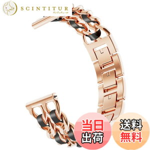 �y���������z[monomam] �X�}�[�g�E�H�b�` �x���g ���f�B�[�X �X�e�����X �`�F�[�� �����o���h �F�FROSE GOLD*BLACK�A�T�C�Y�F18mm
