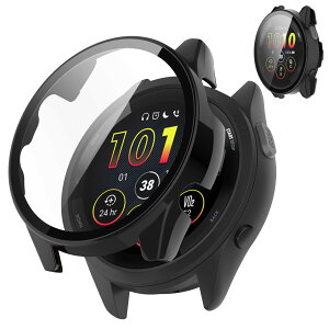 �y���������zTOORQR For GARMIN Venu 3�Ή� �P�[�X �K�[�~��Venu 3 �g�E�H�b�`�P�[�X �����K���X ��̌^ �ϏՌ� PC�f�ޒ����^ ���h�~ �S�ʕی� �w��h�~ ��U�h�~ �����x �����ߗ� venu 3 �p �J�o�[ 45mm 
