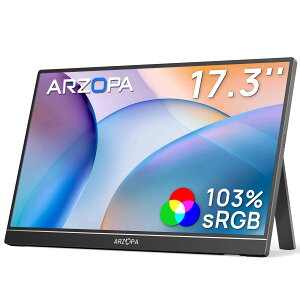 �y���������zPortable Monitor-A �F�F�u���b�N�A�T�C�Y�F17.3 �C���`
