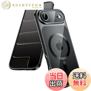 �y���������zJETech iPhone 12 Pro/Air /17 Pro Max�p�d�C���b�L�P�[�X �J���������Y �ی�J�o�[ MagSafe ���C�����X�[�d�Ή� �ϏՌ��\�t�gTPU�J�o�[ �F�F�u���b�N�A�T�C�Y�FiPhone Air