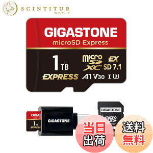 �y���������zGIGASTONE �}�C�N��sd�J�[�h 64-3-5 Core Group �F�FmicroSD Express 1TB + CR�B�A�T�C�Y�F1TB microSD Express 1���Z�b�g + Type-C�J�[�h���[�_�[