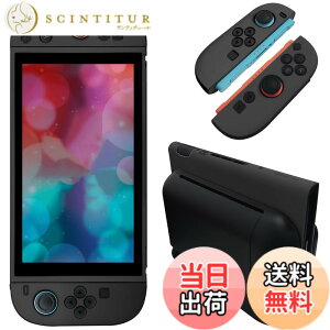�y���������zNintendo Switch 2 �J�o�[ �N���A [OTL] �X�C�b�`2 �P�[�X PC�f�ސ� ���̎��݌v ���E�ȒP ���ϖh�~ ���^�y�ʐ݌v ���ϏՌ� �w��h�~ ���h�~ �ی�J�o�[ Switch 2 (2025) �Ή� �F�FBlack