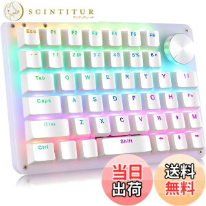 �y���������zKoolertron �Ў�L�[�{�[�h �m�u�t�� �}�N���L�[�{�[�h 45�L�[ �L���ڑ� ����f�o�C�X 4���C���[ ���J�j�J�� �v���O�����\ RGB �o�b�N���C�g �J�X�^�}�C�Y�\ �~�j �V���b�g�J�b