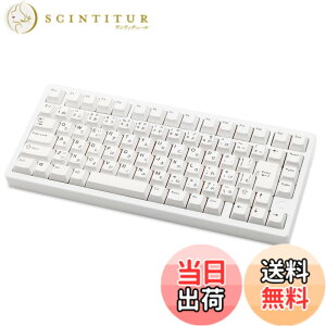 �y���������z�yWOBKEY Rainy 75�L�[�{�[�h�z�J���̂悤�ȑŌ��� ���J�j�J���L�[�{�[�h 3WAY�ڑ� OS�݊��� �z�b�g�X���b�v��VIA�̑Ή� �J�X�^�}�C�Y�� �K�X�P�b�g�f�U�C�� �A���~�j�E���f�ގg�p RG