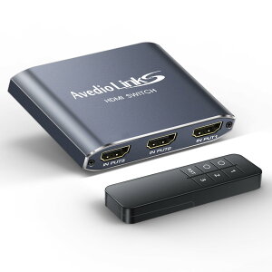 �y���������zavedio links HDMI �ؑ֊� HDMI�Z���N�^�[ 3����1�o�� �F�F��l�A�T�C�Y�F8K@60Hz3����1�o�� �����R��