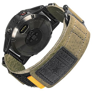 �y���������z�����p�E�H�b�`�o���h Garmin�Ή� Fenix/Forerunner/Approach/MARQ/Quatix/D2�V���[�Y�Ή� �����i�C������ �҂ݍ��݃��[�v�f�U�C�� �����Y�p �F�FGray/3�A�T�C�Y�F20MM / M(185mm-210mm)7.2-8.2�C��