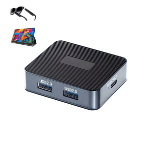 �y���������zHDMI to USB Type C �ϊ��A�_�v�^ Xrea-l Air One pro2 AR �X�}�[�g �O���X 4K@60Hz HDMI ���j�^�[�g�� �ϊ��A�_�v�^�[ Xrea-l Air Adapter AR�X�}�[�g�O���X HDM I�ڑ� Xrea-l Air/Rokid Air/TCL nxtwear s/Switch/Ste