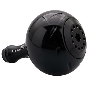�y���������zHEIGHTEN 30mm/38mm ���[�� �n���h�� �m�u �V�}�m �_�C�� �ʗp (Shimano Type A) (Daiwa Type S)�p Aurora Series �F�F�u���b�N�A�T�C�Y�F38mm