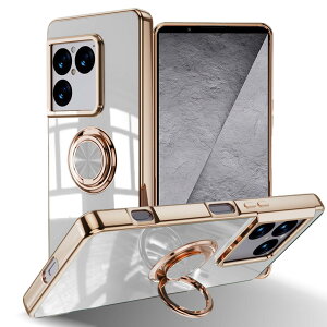 �y���������zLuFiYa �P�[�X �����O�t�� �J�o�[ TPU�f�� �X�^���h�@ �X�}�z�P�[�X �y�� �ϏՌ� ���� �C�菝�h�~ �����h�~ �ԍڃz���_�[ 360°��] �P�[�X �F�F�z���C�g�A�T�C�Y�FSony Xperia 1 VIII 5G