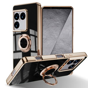 �y���������zLuFiYa �P�[�X �����O�t�� �J�o�[ TPU�f�� �X�^���h�@ �X�}�z�P�[�X �y�� �ϏՌ� ���� �C�菝�h�~ �����h�~ �ԍڃz���_�[ 360°��] �P�[�X �F�F�u���b�N�A�T�C�Y�FSony Xperia 1 VIII 5G