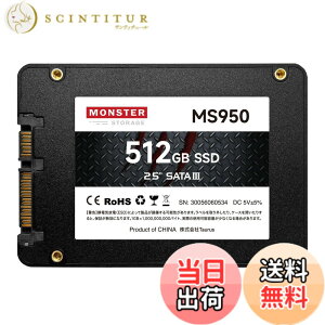 �y���������z�����X�^�[�X�g���[�W �����^ SSD 2.5�C���` 7mm TLC 3D NAND�̗p SATAIII 6Gb/s 560MB/s PS4����m�F�� ���[�J�[3�N �T�C�Y�F512GB