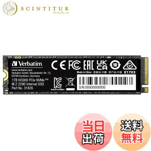 �y���������zVerbatim �o�[�x�C�^�� ����SSD �T�C�Y�F1TB
