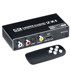 �y���������zELEVIEW HDMI ���������� 2����1�o�� �蓮�ؑ� ARC�@�\ (R/L�E�����E���f�W�^���o��) FireTV/PS5/Switch�Ή� 4K60Hz/1080p120Hz �����R���t�� EHD-802N