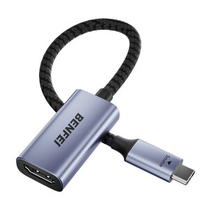 �y���������zBENFEI USB C - HDMI �ϊ��A�_�v�^ 4K USB Type-C HDMI �A�_�v�^ [Thunderbolt 3 / 4] �݊��^�C�vC �ϊ� [4K@60Hz �f���o��] iPhone 15 Pro/Max, MacBook Pro/Air 2023, iPad, iMac, S23, XPS 17 �ȂǂɑΉ�