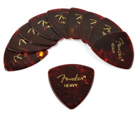【送料無料】Fender　ピックx10枚　トライアングル　HEAVY-SHELL