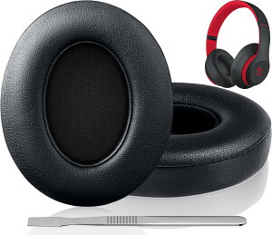 �y���������z�C���[�p�b�h �C���[�N�b�V���� Beats Studio3 �� Studio2 Wired/Wireless B0500 B0501 �����p�w�b�h�z���p�b�h �Չ� �������t�H�[�� (�u���b�N)