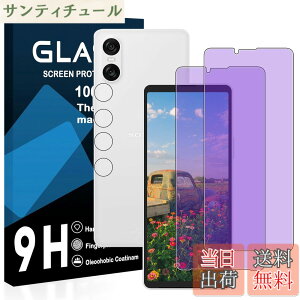�y���������z�y2���u���[���C�g�J�b�g+2�������Y�t�B�����z�Ή� Xperia 10 vi �K���X�t�B���� ���Y���ɎqAGC�f�� SO-52E / SOG14 �ی�t�B���� �y �ڂ̔��y�� �ڂɗD���� �u���[���C�g�J�b�g �d�x9