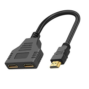 �y���������zLeTradeJP HDMI���z�� 3D 1080p HDMI1.4���z�@ �X�v���b�^�[ �I�X-2�|�[�gHDMI���X �����b�L�[�qHDTV1080P/3D/Xbox/PS3/4/5/HDTV/DVD PC�Ή� 30cm�܂��A���̓f�o�C�X�𓯎���1�̏o�̓f�o�C�X�ɐڑ�