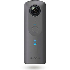 RICOH THETA V メタリックグレー 360度カメラ 手ブレ補正機能搭載 4K動画 360度空間音声 Android OS搭載で機能拡張に対応 リコーシータ独自の高精度なスティッチング技術で自然な360度撮影 ビジネスシーンで大活躍 910725