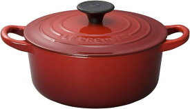 【決算セール！】ルクルーゼ (ル・クルーゼ) Le Creuset ココットロンド (ココット・ロンド) 16cm チェリーレッド 鋳物 ホーロー 鍋 ガス IH オーブン 対応